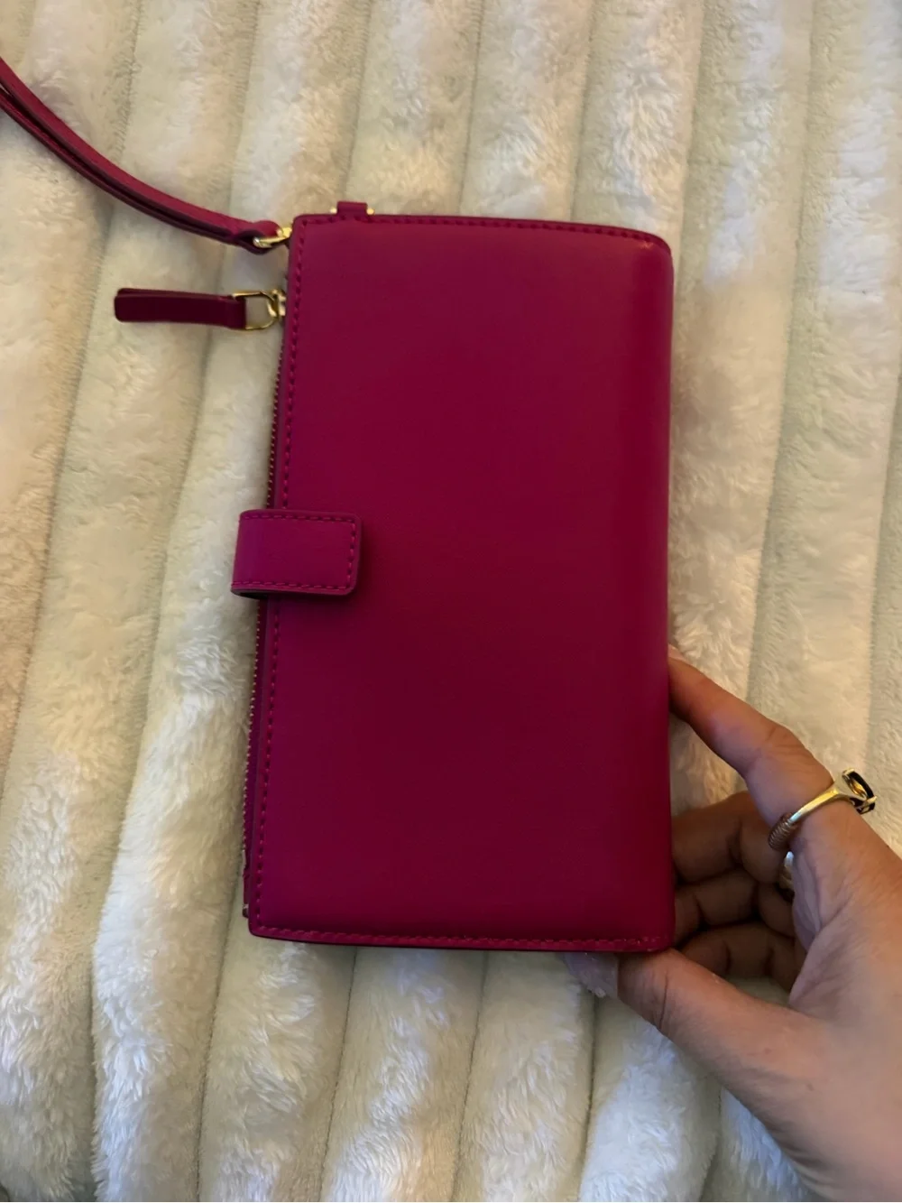 Marc Jacobs Plum Wristlet Wallet -